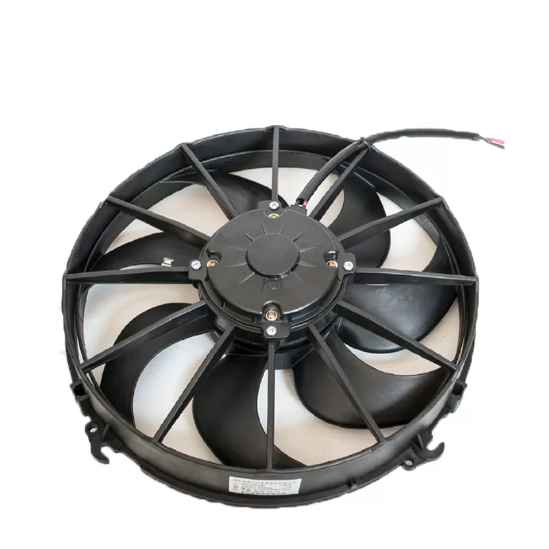12v dc bus air conditioner condenser fan with curve blades